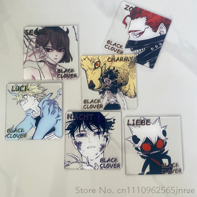 Coffee Tea Station - Alas Gelas Akrilik Kreatif Anime Black
