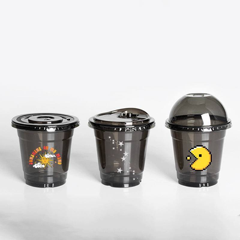 Coffee Tea Day - Gelas Kopi Plastik Transparan Sekali Pakai,