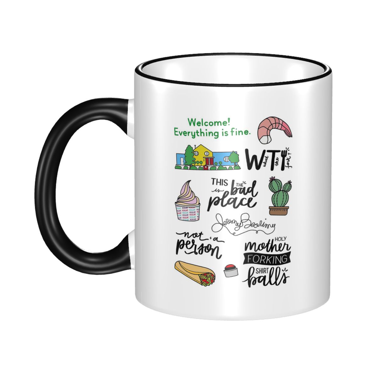 Coffee Tea Place - Mug Seni Acara TV The Good