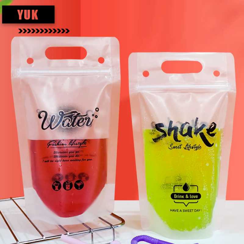 Juice Tea Coffee - Pencetakan Kustom Kantong Kemasan Minuman Transparan