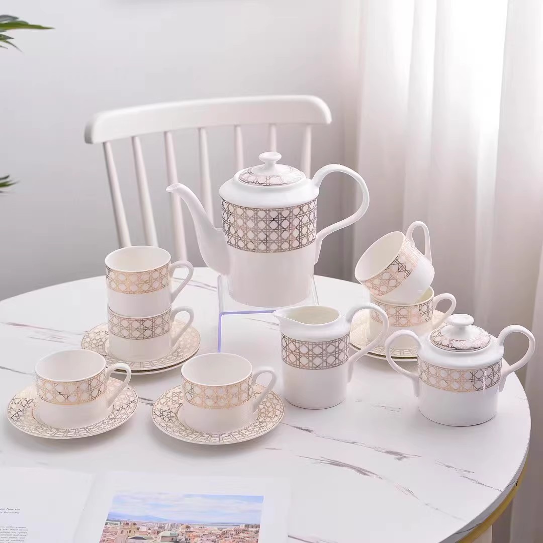 Coffee Tea Love - Cangkir Kopi Rumah Tangga Gaya Eropa