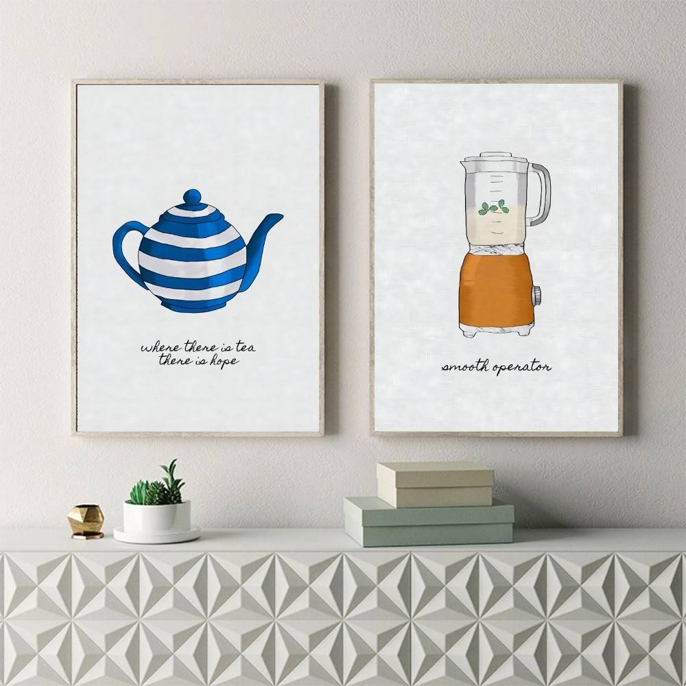 Poster Peralatan Dapur Kopi Te - Wallpaper Coffee And Tea ulasan dan harga