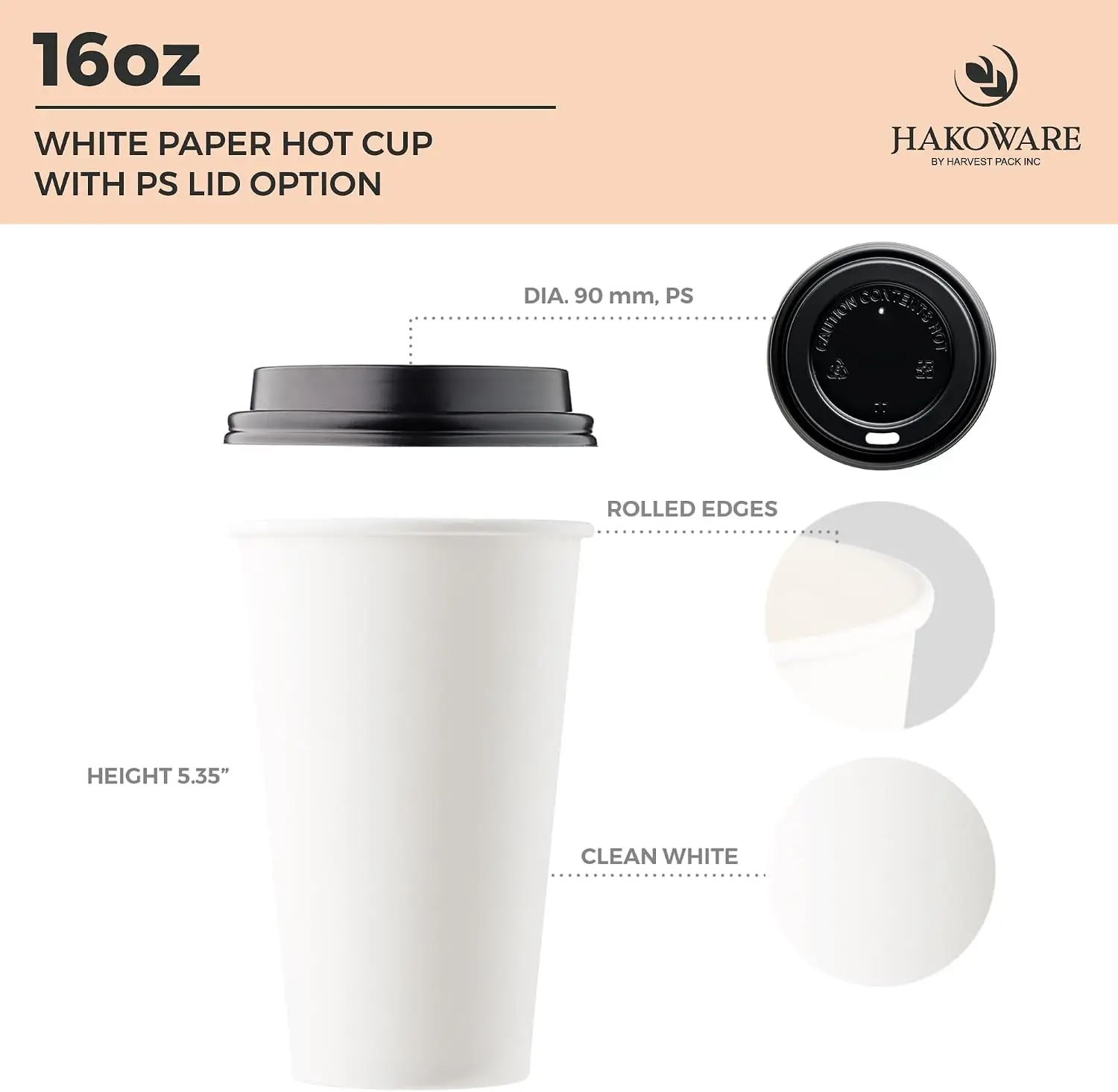 [1000 SET]HARVEST PACK 16 oz G - Wallpaper Coffee And Tea ulasan dan harga