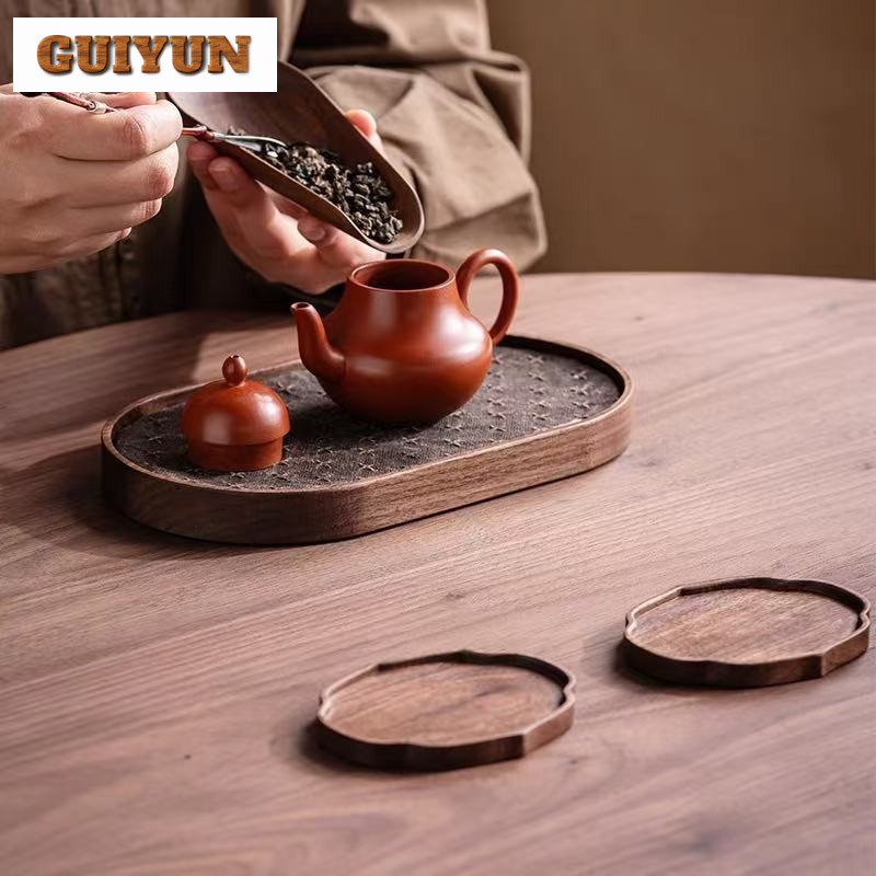 Nampan Teh Kecil Kenari Hitam  - Coffee Tea Stand ulasan dan harga