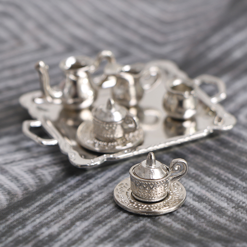10 buah/Set 1/12 miniatur ruma - Coffee Tea Stand ulasan dan harga