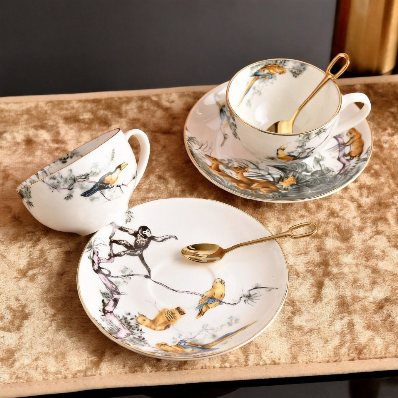 Set Cangkir dan Piring Kopi Mo - Coffee Tea Love ulasan dan harga