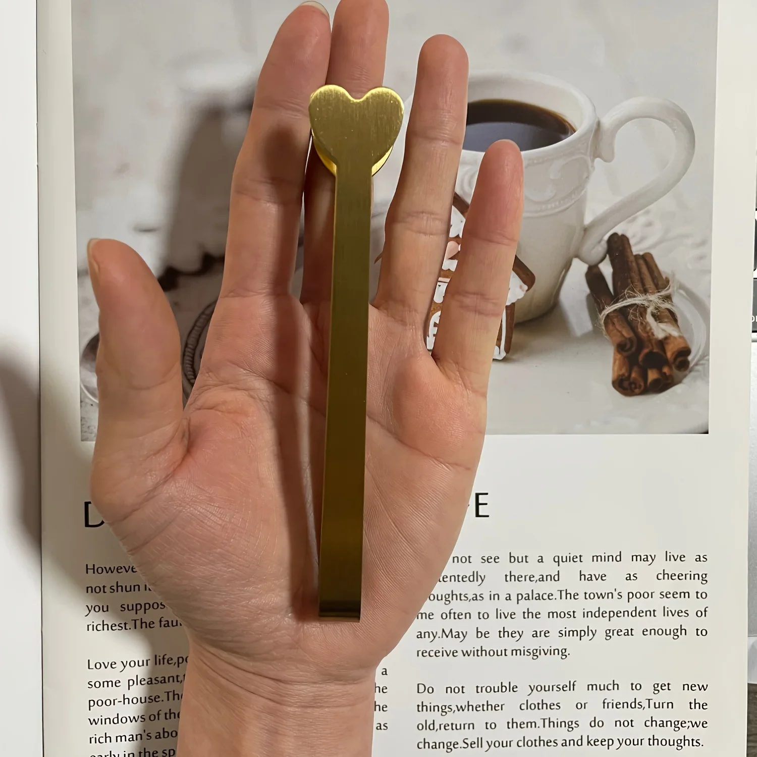 Penjepit Mini Berbentuk Hati B - Coffee Tea Day ulasan dan harga