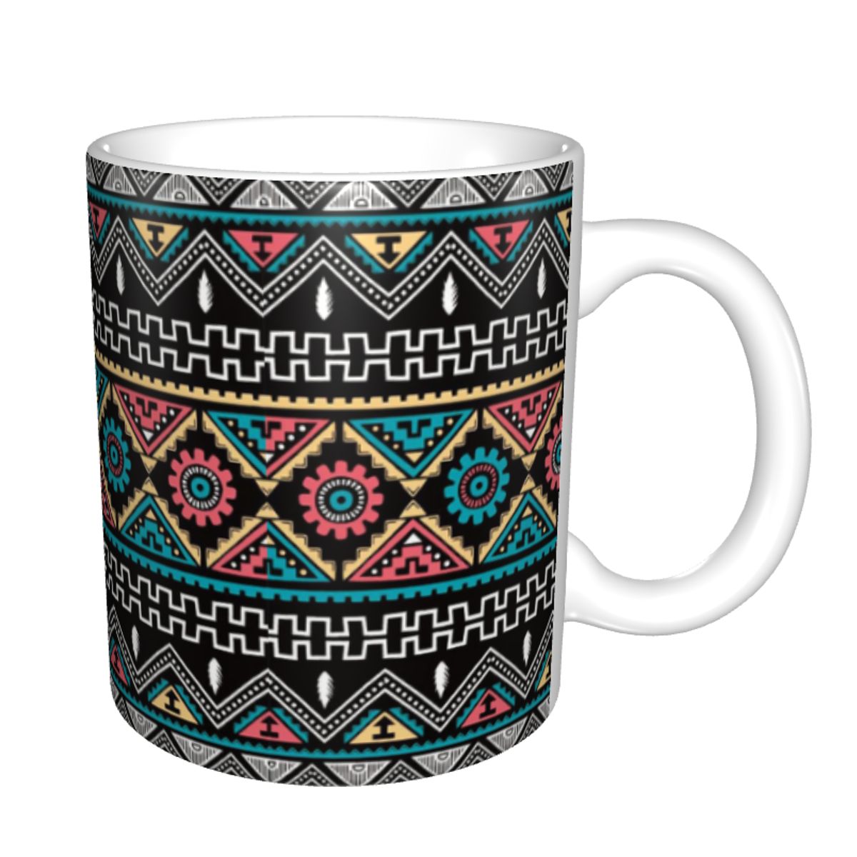 Mug Keramik DIY Motif Bohemian - Wallpaper Coffee And Tea ulasan dan harga