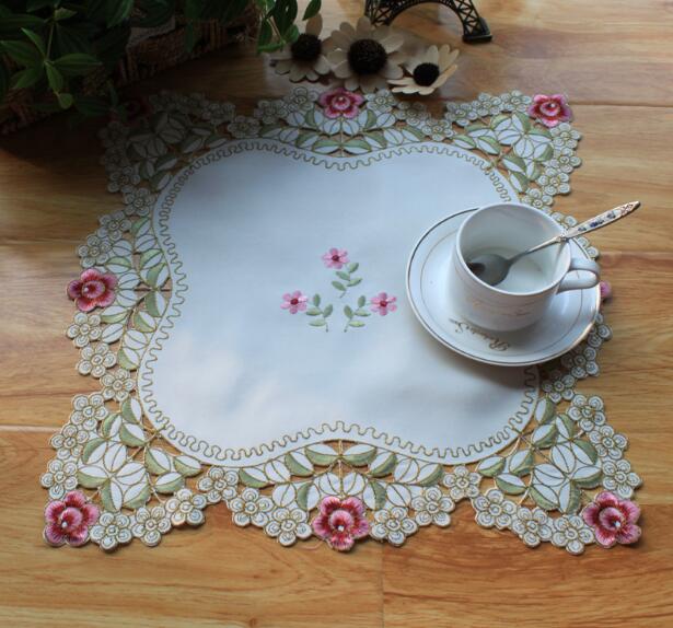 Modern Renda Bordir Meja Tempa - Coffee Tea Place ulasan dan harga