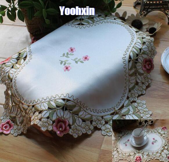 Modern Renda Bordir Meja Tempa - Coffee Tea Place ulasan dan harga