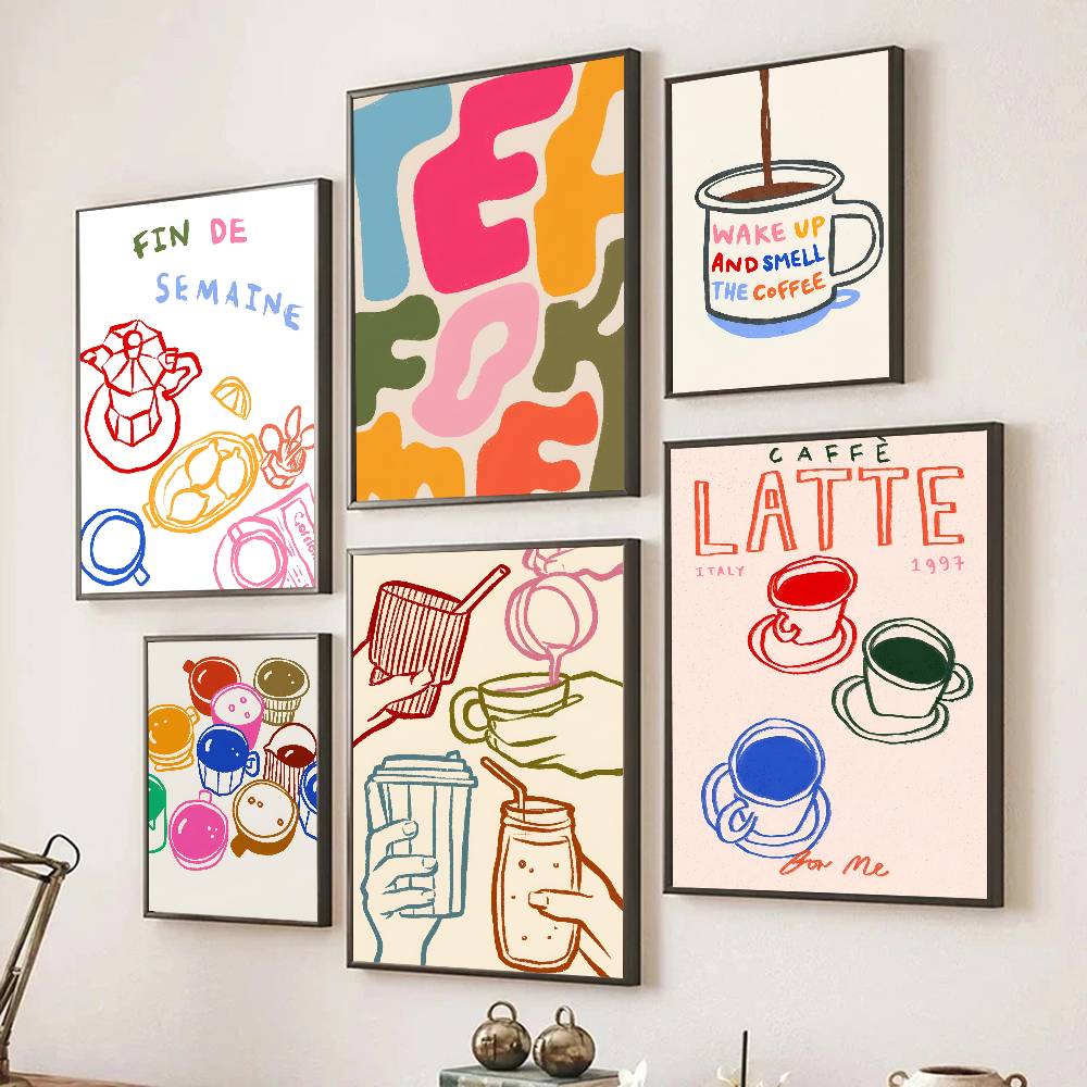 Poster Teh Kopi Latte Dapur Re - Wallpaper Coffee And Tea ulasan dan harga