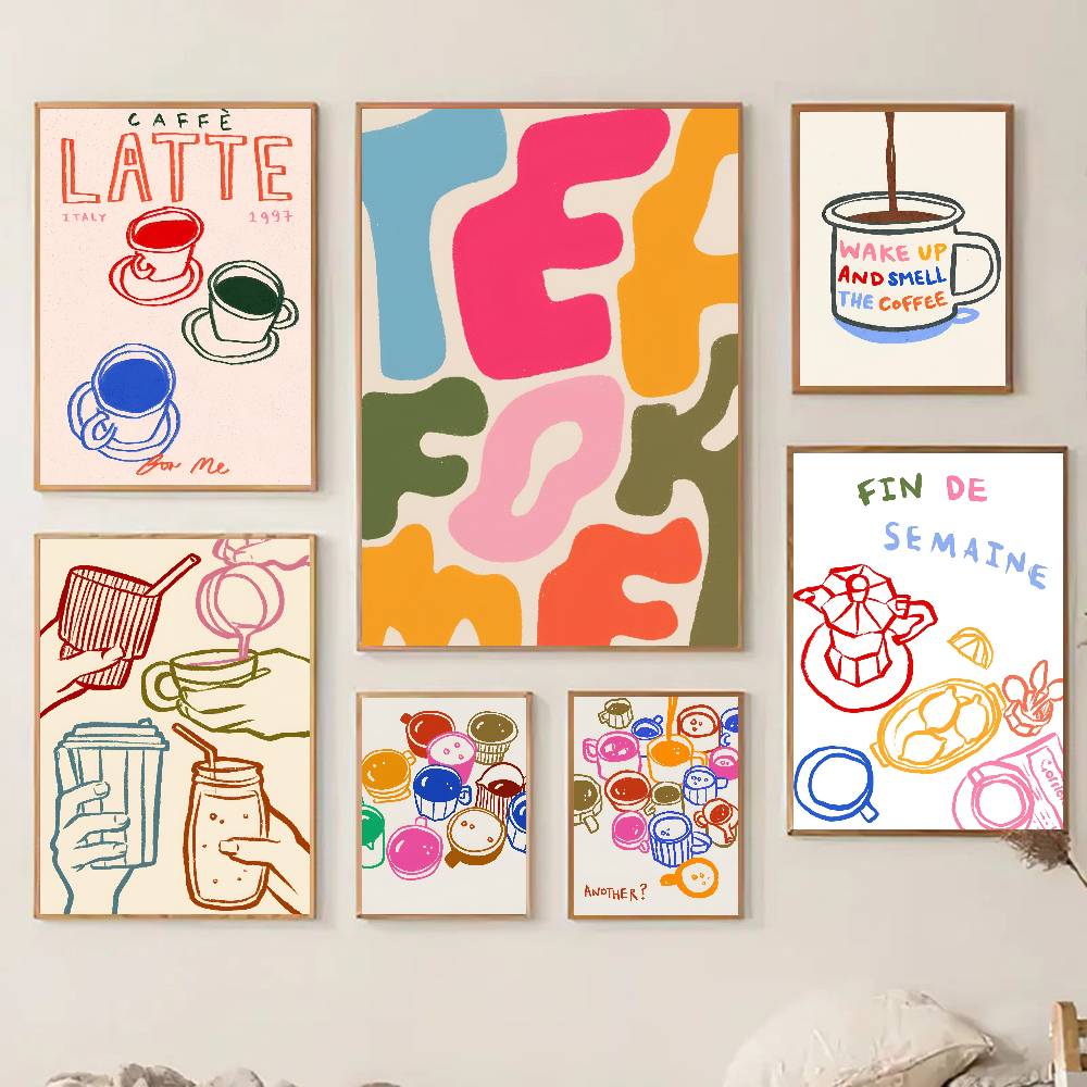 Poster Teh Kopi Latte Dapur Re - Wallpaper Coffee And Tea ulasan dan harga