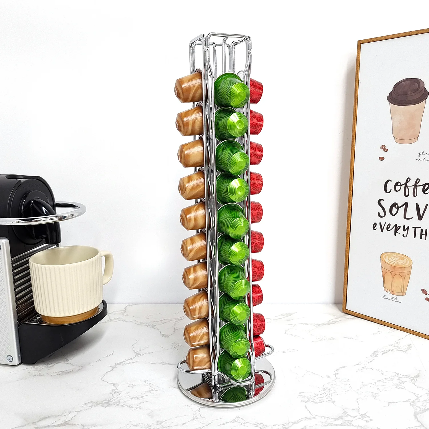 1 buah pemegang Pod kopi Nespr - Coffee Tea Stand ulasan dan harga