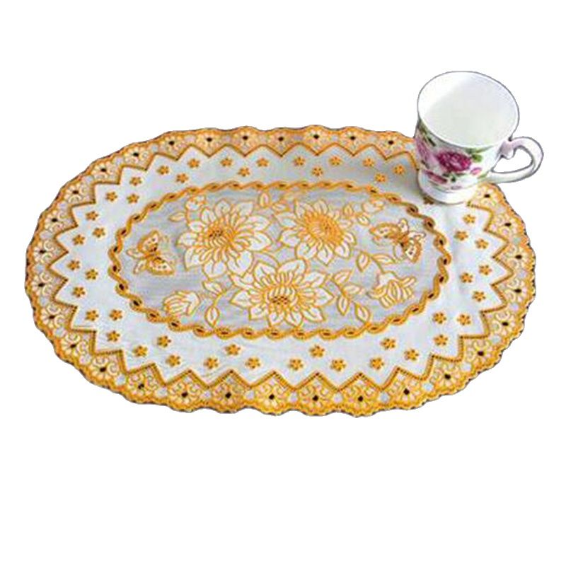 Alas Meja Plastik PVC Berenda  - Coffee Tea Place ulasan dan harga