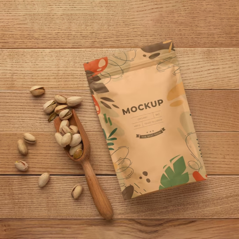 Kantong Zipper Kertas Kraft Ce - Coffee Tea Day ulasan dan harga