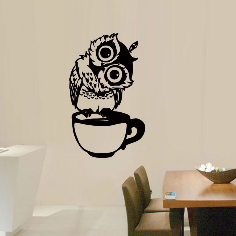 Stiker Dinding Lucu Gambar Bur - Wallpaper Coffee And Tea ulasan dan harga