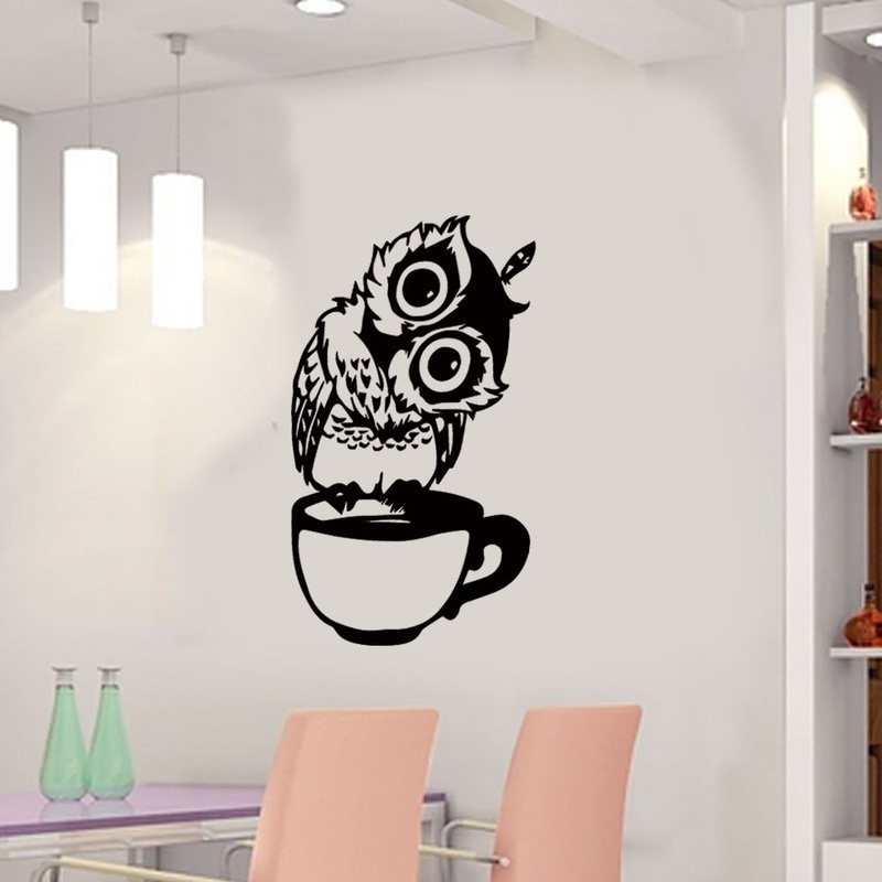 Stiker Dinding Lucu Gambar Bur - Wallpaper Coffee And Tea ulasan dan harga