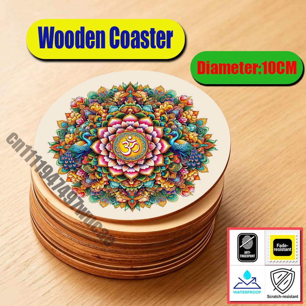 Alas Gelas Kayu Bulat Anti Pan - Wallpaper Coffee And Tea ulasan dan harga