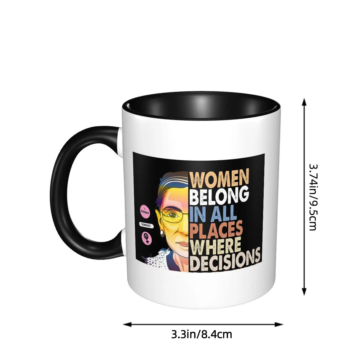 RBG Ruth Bader Ginsburg Wanita - Coffee Tea Place ulasan dan harga