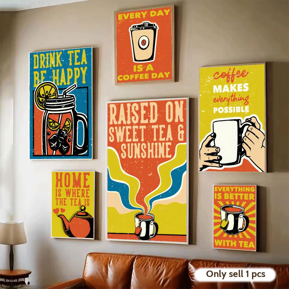 Poster Kopi Teh Antik Stiker S - Wallpaper Coffee And Tea ulasan dan harga