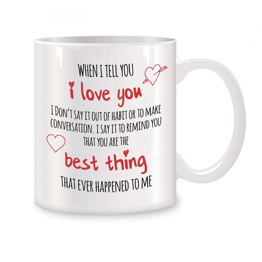 I Love You, You adalah mug Hal - Coffee Tea Love ulasan dan harga