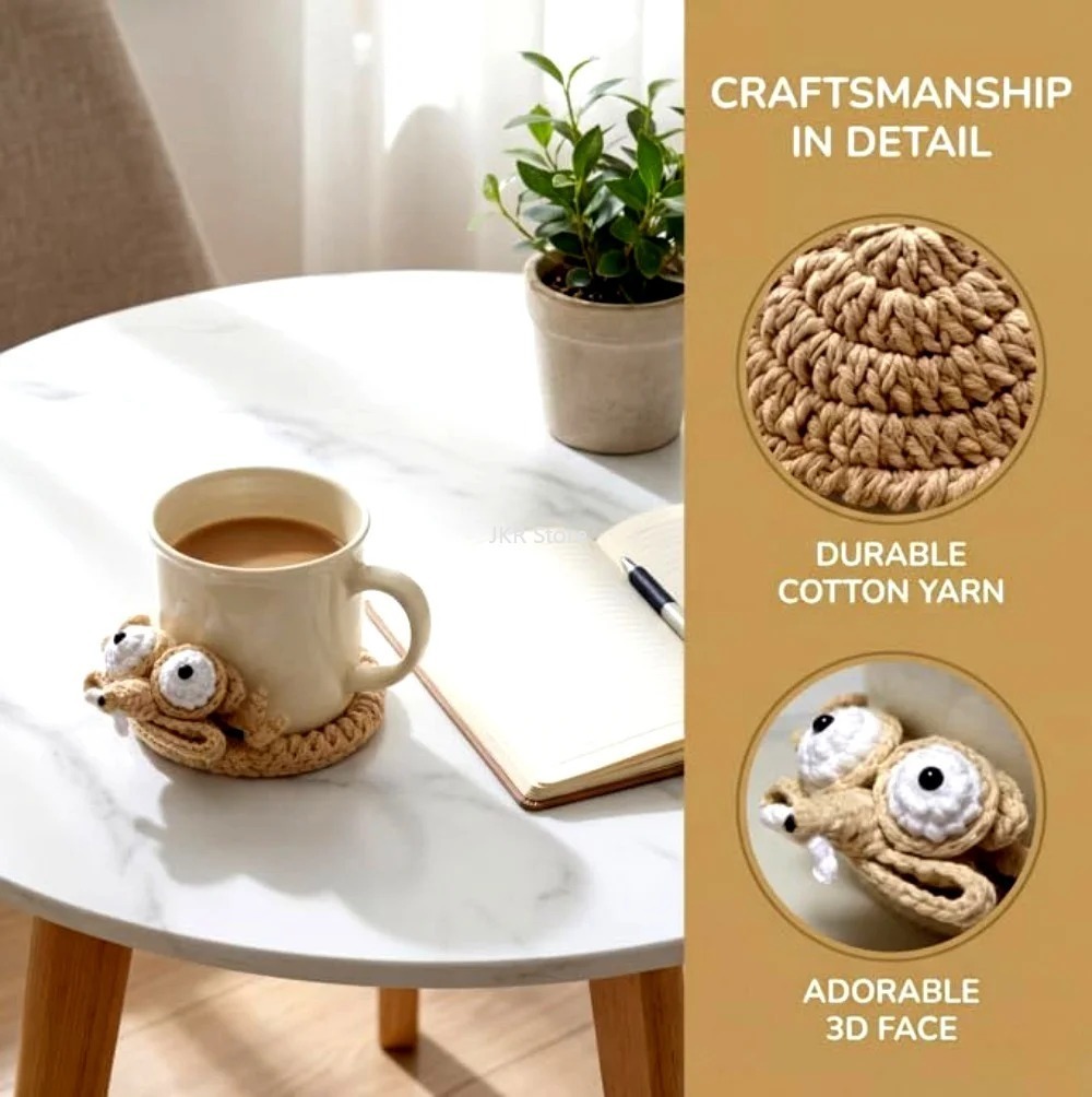 Alas Cangkir Rajut Hewan, Alas - Coffee Tea Station ulasan dan harga