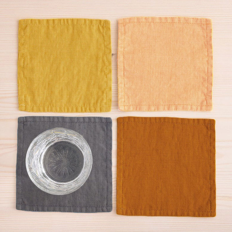 Alas Linen 100% Lapisan Ganda, - Coffee Tea Station ulasan dan harga