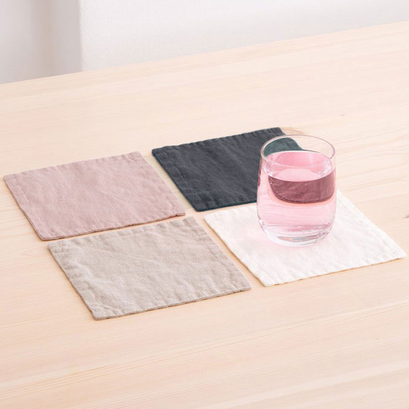 Alas Linen 100% Lapisan Ganda, - Coffee Tea Station ulasan dan harga
