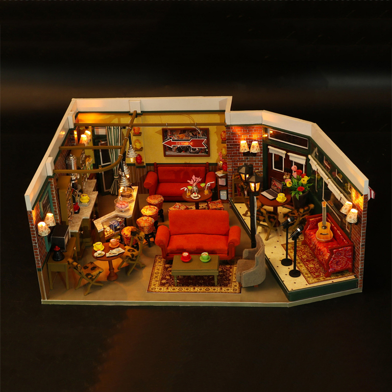 Miniatur kafe rumah kayu tenga - Coffee Tea Station ulasan dan harga