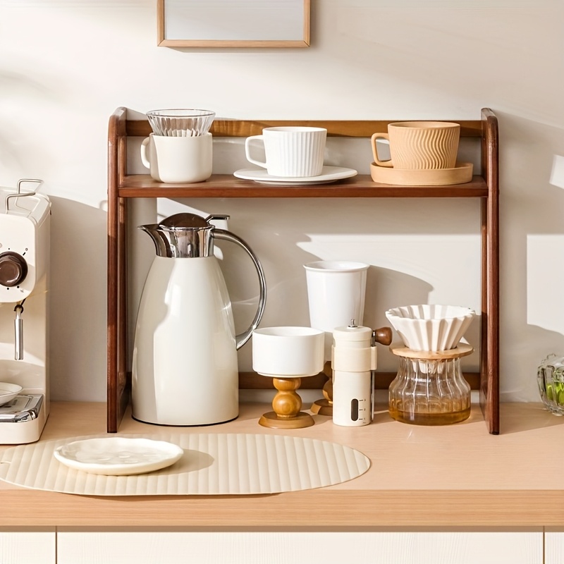 Rak Penyimpanan Tempat Cangkir - Coffee Tea Station ulasan dan harga