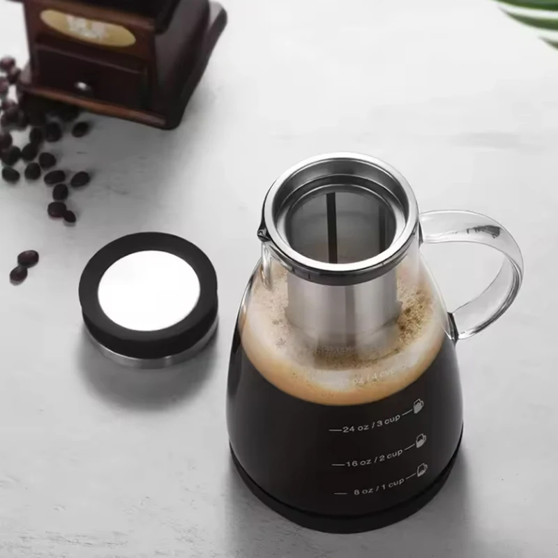 Pot Kaca Pembuat Espresso Ice  - Juice Tea Coffee ulasan dan harga